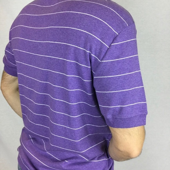 Fancy Tommy Hilfiger American lilac designer's top short sleeves crew neck - Picture 2 of 4